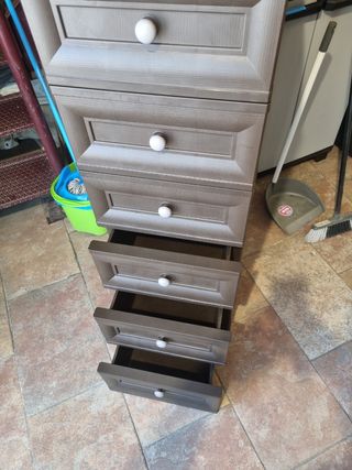 Cajonera alta de 6 cajones