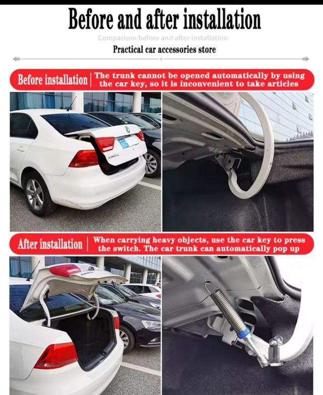 Muelle resorte maletero 