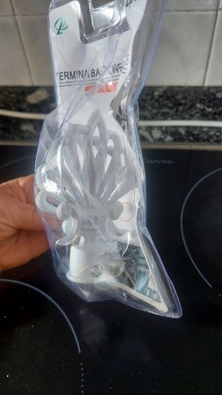 Terminales barra cortina - 2uds