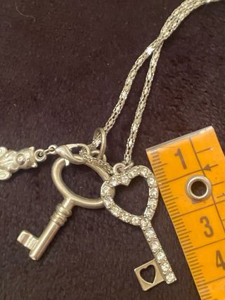 Collana vintage tre ciondoli