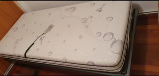 Cama articulada flex y colchon.90x200cm