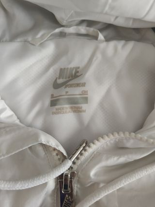 Chaqueta Nike blanca mujer talla 4