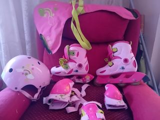 Patines Oxelo niña + protecciones