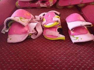 Patines Oxelo niña + protecciones