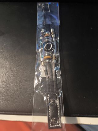 Pulsera cuero negra | Pulsera hombre