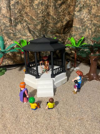 Templete belén Playmobil