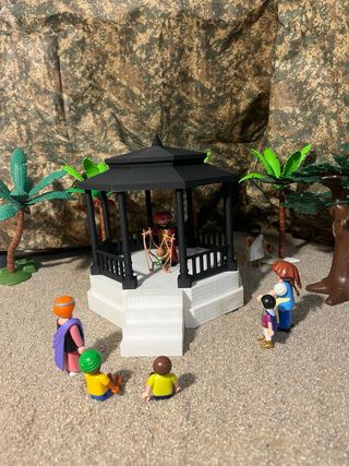 Templete belén Playmobil