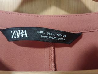 Mono Zara rosa nude-Talla L