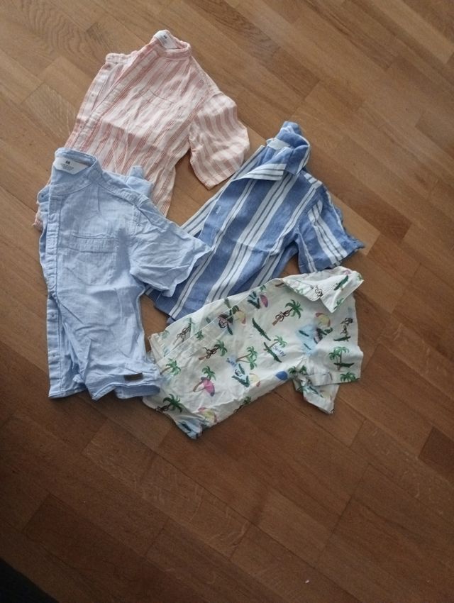 4 camisas niño verano - HM