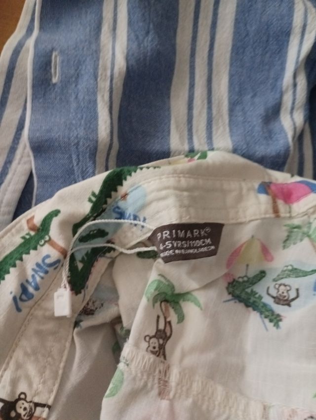 4 camisas niño verano - HM