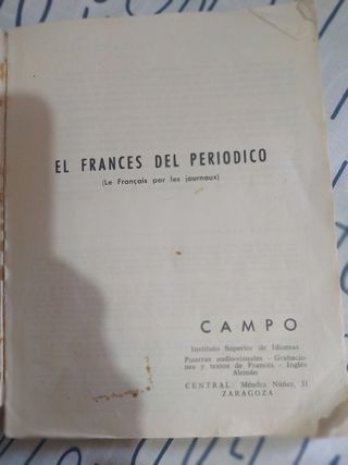 Libro de francés
