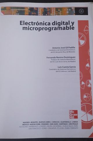 Electrónica digital y microprogramable. Grado medio