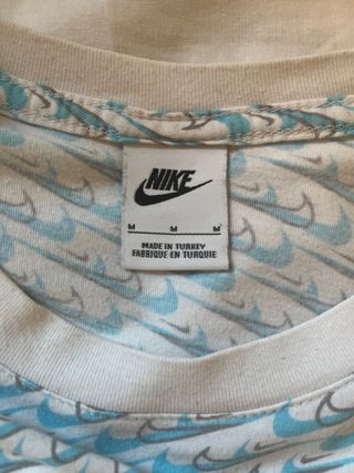 Camiseta Nike - Azul y Blanca