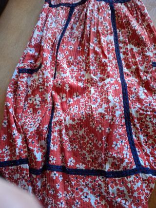 Vestido flores midi.