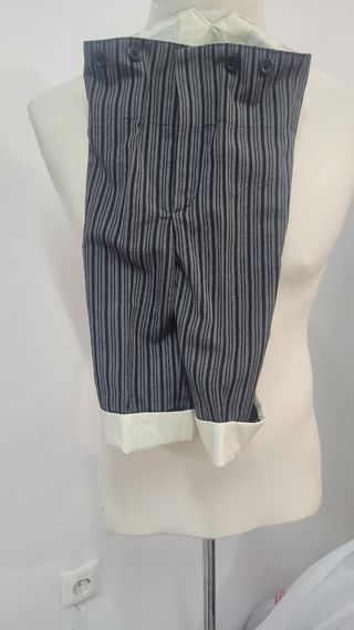Pantalón ó calzona con vuelta para bebé, talla 0