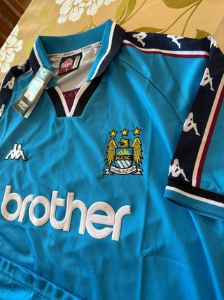 Camiseta Manchester City retro