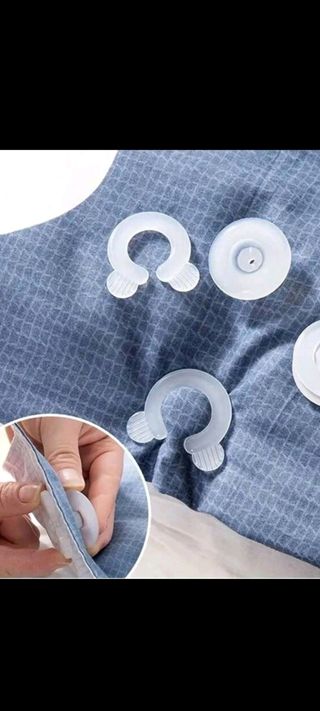 Ganchos plásticos para funda nórdica