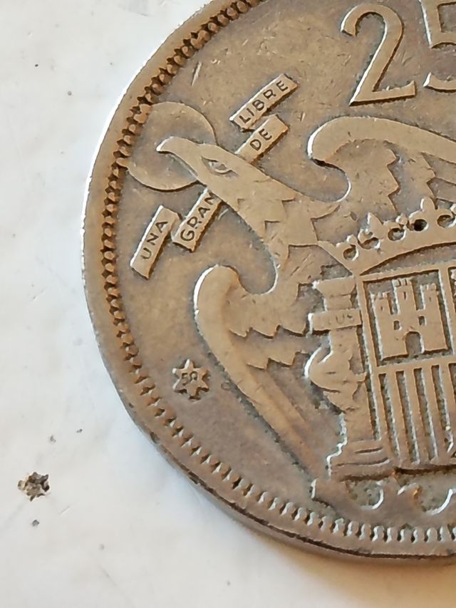 Moneda 25 Pesetas 1957*58