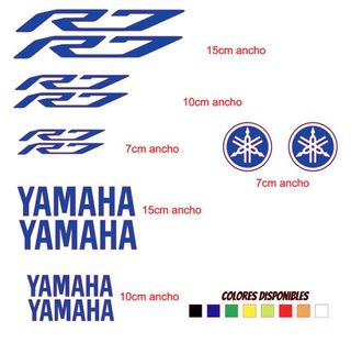 PEGATINAS YAMAHA R7