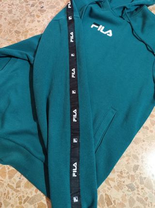 Sudadera Fila Verde- Talla M - Poco Uso