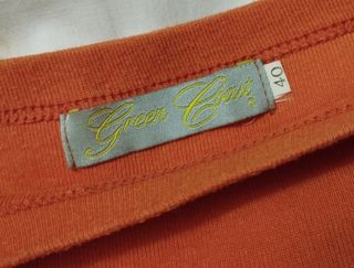 Jersey Green Coast naranja talla 6