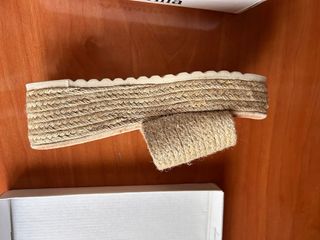 Sandalias Esparto Beige