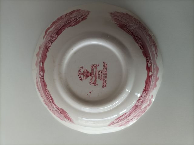 Mason's Vista Rosa Cuencos Ensaladeras