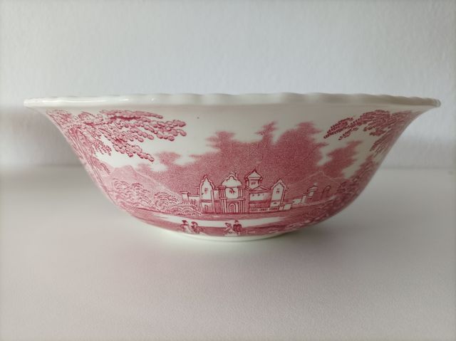 Mason's Vista Rosa Cuencos Ensaladeras