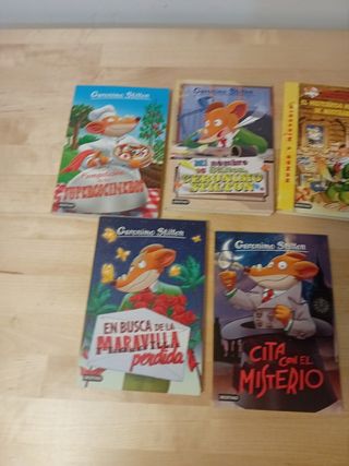 4 libros de Gerónimo Stilton.