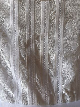 Traje Comunión niña blanco +tocado+guantes