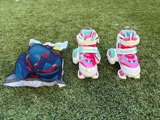 Patines infantiles ajustables + protectores