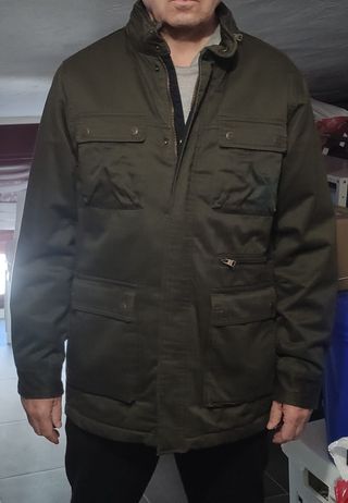 Parka militar hombre