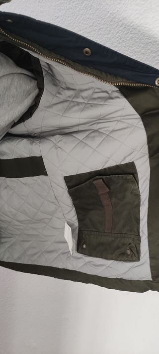 Parka militar hombre