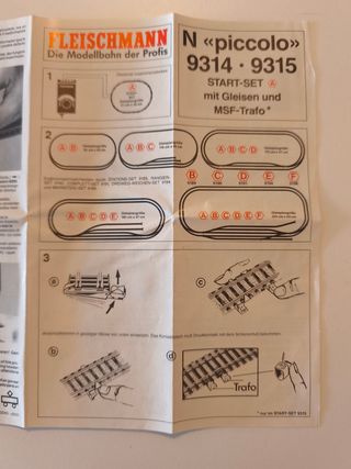 Maqueta tren Fleischmann Piccolo N 9315
