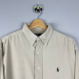 Camisa de terciopelo vintage de Polo Ralph
Lauren
