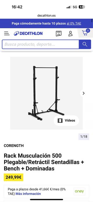 Rack 500 Decathlon