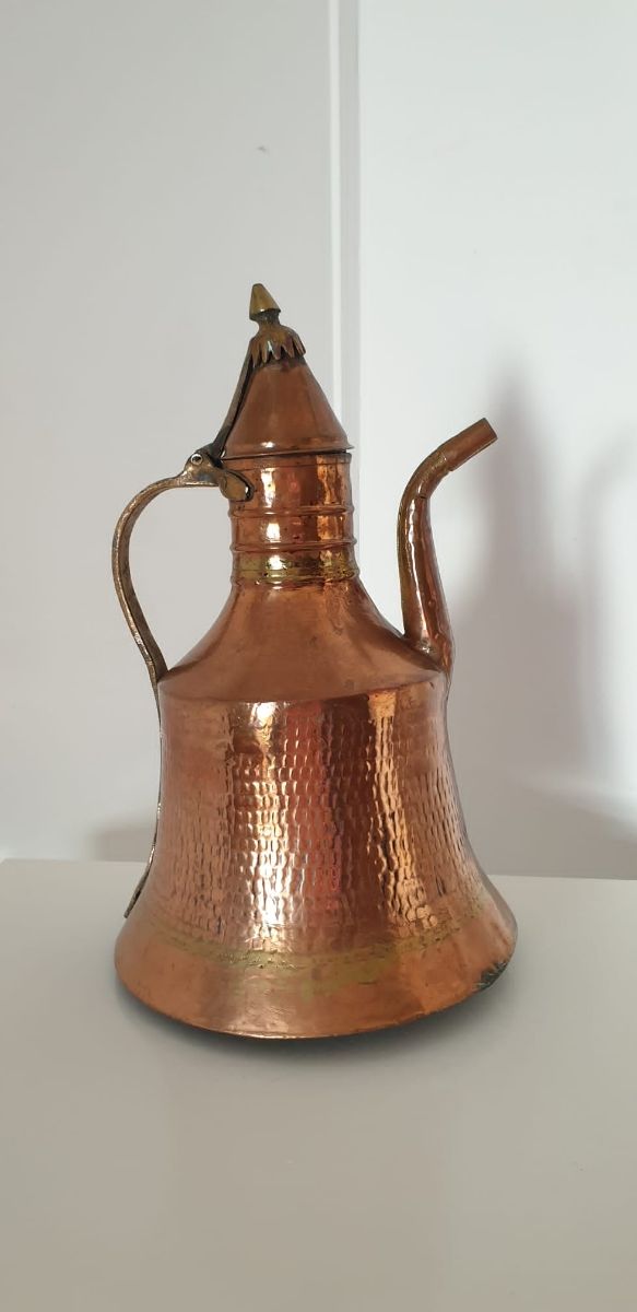 CAFFETTIERA IN RAME E BRONZO