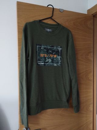 Sudadera Primark verde militar
