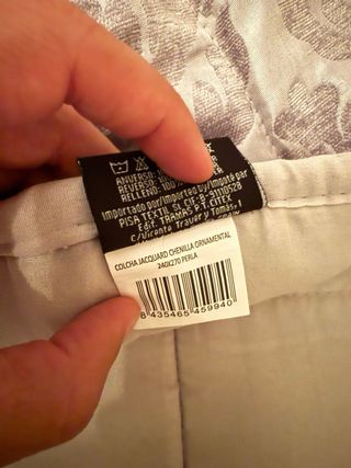 Colcha cama 1,50 - Gris