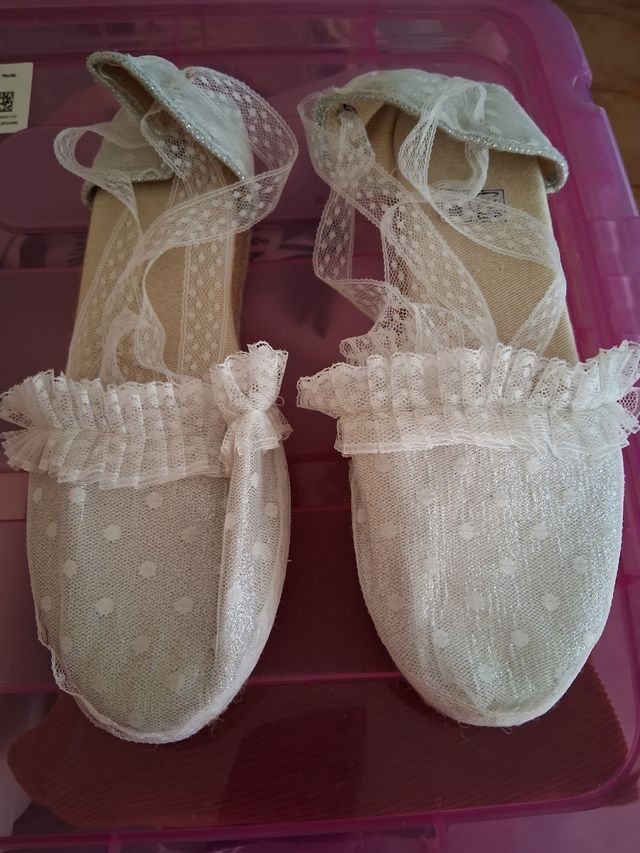 Espardeñas niña comunión