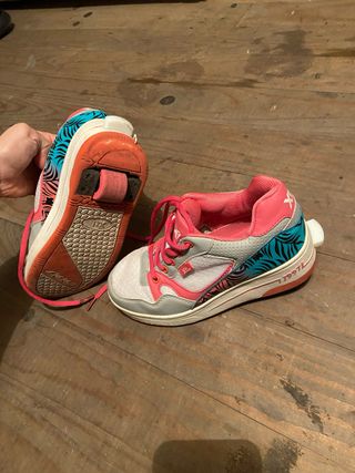 Zapatillas Patines - Gris Rosa