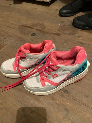 Zapatillas Patines - Gris Rosa