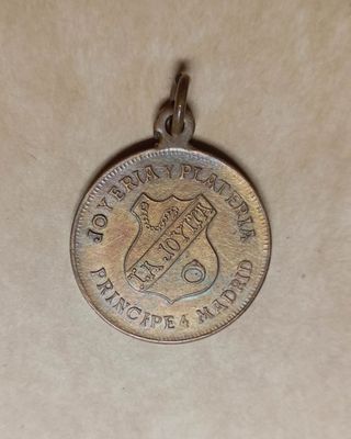 Medalla antigua de Alfonso XIII