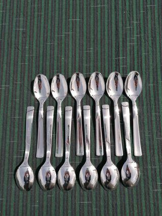 Set 12 cucchiaini in acciaio inox