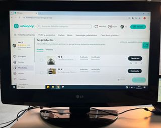 TV LG 32” LCD com Crhomecast