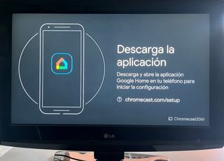 TV LG 32” LCD com Crhomecast