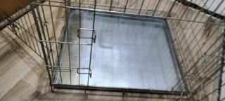 Jaula plegable mascota - Plata