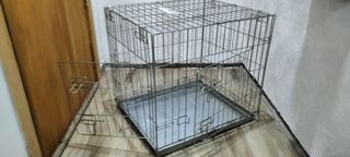 Jaula plegable mascota - Plata