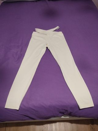 Mallas deportivas shein blancas