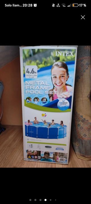 Piscina Intex 4,57x1,22m - Como nueva